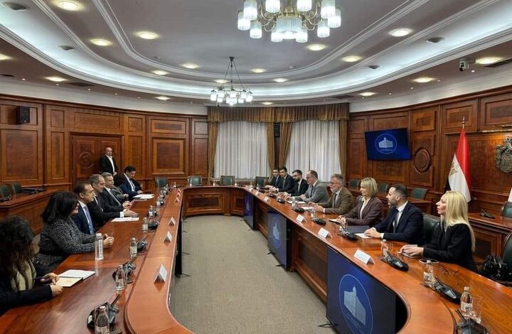 وزير الاتصالات يعقد مباحثات مع وزير الاعلام والاتصالات الصربى لتعزيز التعاون بين البلدين 1 وزير الاتصالات يعقد مباحثات مع وزير الاعلام والاتصالات الصربى لتعزيز التعاون بين البلدين