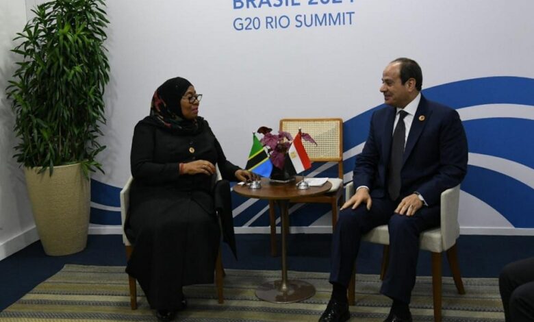 الرئيسة التنزانية تشيد بالدعم المصري.. وتؤكد الأهمية التي توليها بلادها لسد "جوليوس نيريري" 1 الرئيسة التنزانية تشيد بالدعم المصري.. وتؤكد الأهمية التي توليها بلادها لسد "جوليوس نيريري"
