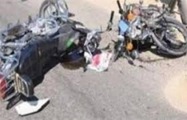 مصرع وإصابة 5 أشخاص في تصادم دراجتين بخاريتين ببني سويف 1 مصرع وإصابة 5 أشخاص في تصادم دراجتين بخاريتين ببني سويف