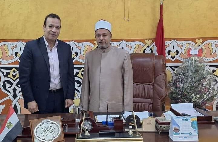 وكيل الوزارة الأوقاف بالاسماعلية يستقبل رئيس اتحاد الإعلاميين والمبدعين العرب