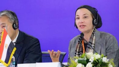 وزيرة البيئة تشارك فى جلسة "إحياء المراكز الحضرية التاريخية