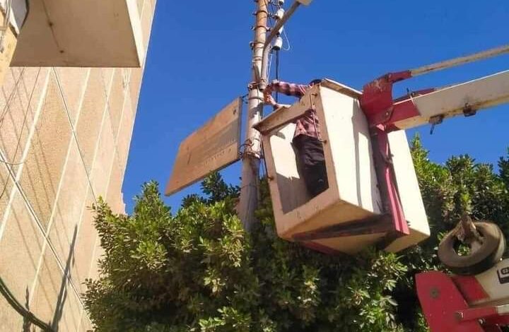 حملات مكثفة لرفع الإشغالات ومتابعة رخص المحال العامة بمراكز المنيا 1 حملات مكثفة لرفع الإشغالات ومتابعة رخص المحال العامة بمراكز المنيا