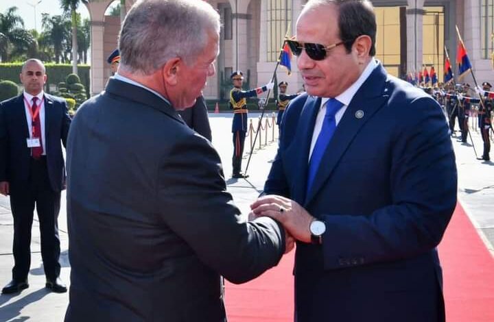 الرئيس السيسى يستقبل العاهل الأردني الملك " عبدالله الثانى " بمطار القاهرة الدولي 1 الرئيس السيسى يستقبل العاهل الأردني الملك " عبدالله الثانى " بمطار القاهرة الدولي