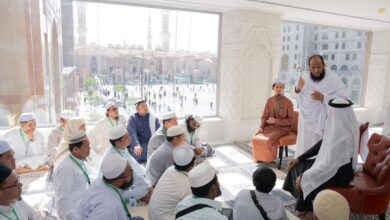 برنامج خادم الحرمين يقيم درساً علمياً عن مناسك العمرة بعدة لغات