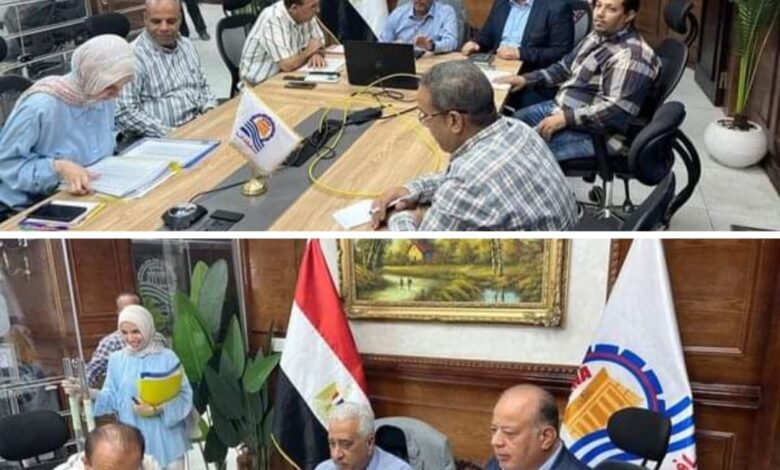 سكرتير عام قنا يتابع ملفي تقنين أراضي أملاك الدولة والتصالح على مخلفات البناء