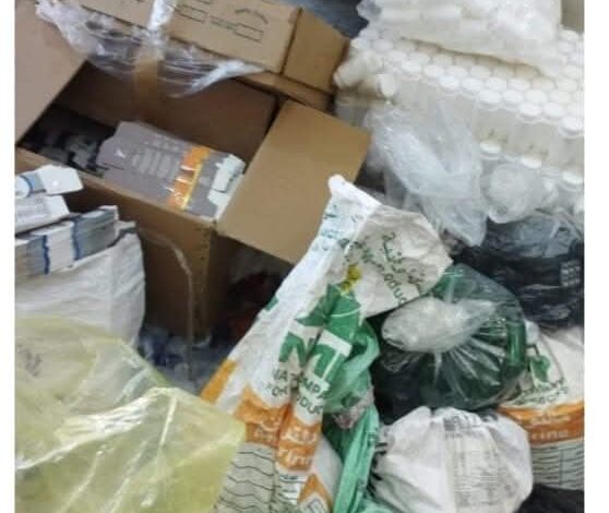 مصنع خاص للأدوية مجهولة المصدر بالقاهرة