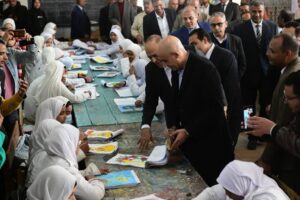 وزيرا التربية والتعليم والعمل ونائب محافظ قنا يتفقدون عدد من مدارس قفط    