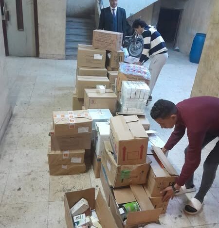 ضبط مخزن غير مرخص بأسيوط بداخله أدوية تابعة لوزارة الصحة وغير مصرح بتداولها 1  ضبط مخزن غير مرخص بأسيوط بداخله أدوية تابعة لوزارة الصحة وغير مصرح بتداولها