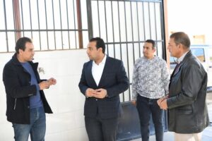 نائب محافظ قنا يتفقد مجزر المنيرة الحديث للوقوف علي نسب التجهيزات النهائية