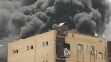 حريق في مصنع جيني فوم فى المنطقة الصناعية الثالثة بـ العاشر من رمضان