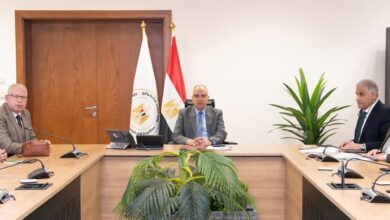 سويلم يلتقى اللواء/ عصام جلال ، ويبحث موقف عدد من مشروعات التعاون المشترك
