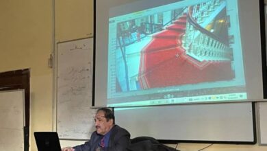 تفاصيل ندوة “السلالم في المباني” بمعهد طيبة العالي للهندسة