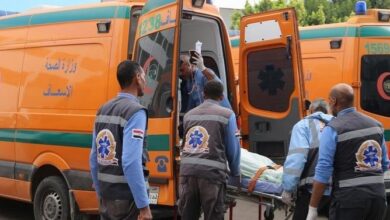  إصابة شخصين في انقلاب ميكروباص في ترعة بمركز أبو تشت شمال قنا