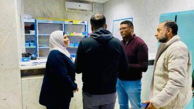 وكيل الصحة بالبحر الأحمر يتابع أنتظام سير العمل بمستشفى الغردقة العام