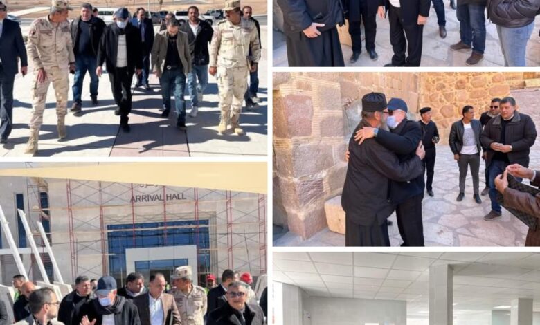 فودة يجرى زيارة إلى مدينة سانت كاترين لتفقد مشروع تطوير موقع التجلى الأعظم