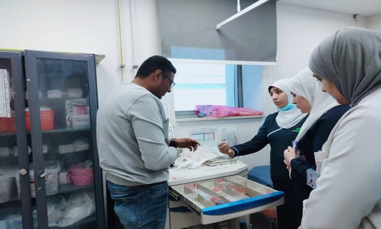 وكيل الصحة بالبحر الأحمر يتفقد الخدمات الطبية بالمعمل المشترك ومستشفى حميات الغردقة 1 وكيل الصحة بالبحر الأحمر يتفقد الخدمات الطبية بالمعمل المشترك ومستشفى حميات الغردقة