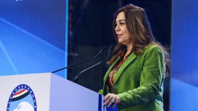  وزيرة التنمية المحلية تشهد احتفالية  مبادرة " سداد ديون المزارعين " لحزب مستقبل  