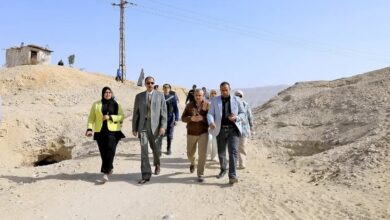 محافظ سوهاج يتفقد التل الأثري بالديابات ومقابر الحواويش بأخميم