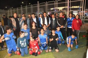 وزير الشباب: يفتتح ملعب خماسي بمركز التنمية الشبابية ويتفقد مشروعات الوزارة بالمركز