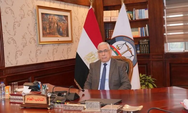النائب العام يستقبل رئيس الاستئناف لنيابة استئناف المنصورة لعرض الكشوف