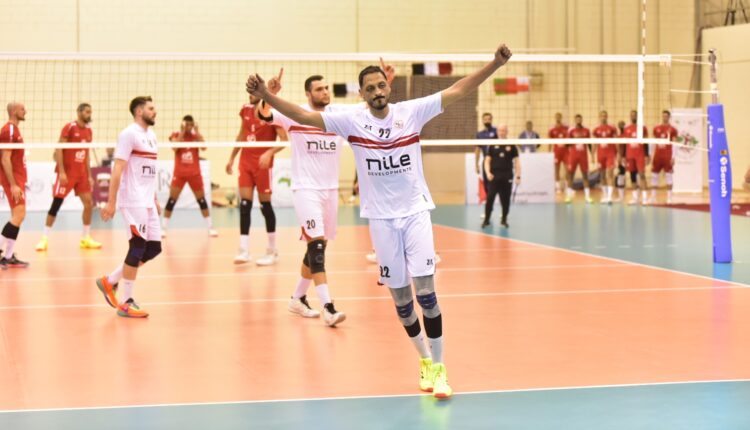  الزمالك بطلا للقب البطولة العربية للكرة الطائرة على حساب الأهلي