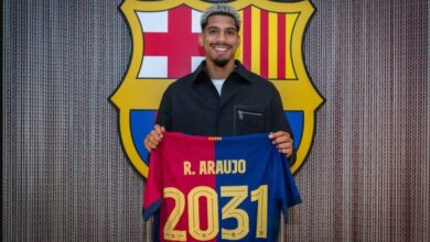 برشلونة يقطع الطريق على يوفنتوس بتمديد عقد أراوخو حتى 2031