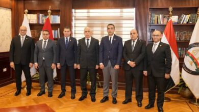 النائب العام يستقبل رئيس الاستئناف قنا لعرض الكشوف ربع السنوية بدائرة نيابته