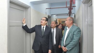 رئيس جامعة القاهرة يفتتح أعمال صيانة المبنى الثالث بمدينة رعاية الطالبات ببولاق الدكرور