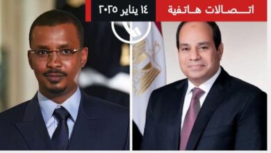 الرئيس السيسي يجري اتصالات هاتفيا بريس جمهوريه تشاد