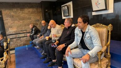 جهاز منتخب مصر بقيادة التوأم يحضر مباراة بيراميدز و غزل المحلة 