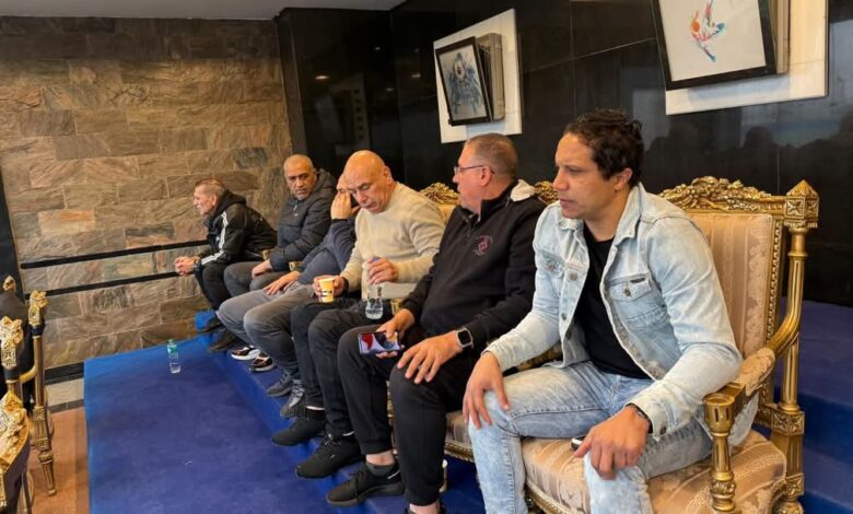 جهاز منتخب مصر بقيادة التوأم يحضر مباراة بيراميدز و غزل المحلة 1 جهاز منتخب مصر بقيادة التوأم يحضر مباراة بيراميدز و غزل المحلة