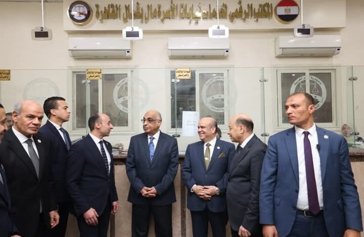 وزير العدل يتفقد أعمال التطوير والترميم لمجمع محاكم الجلاء 