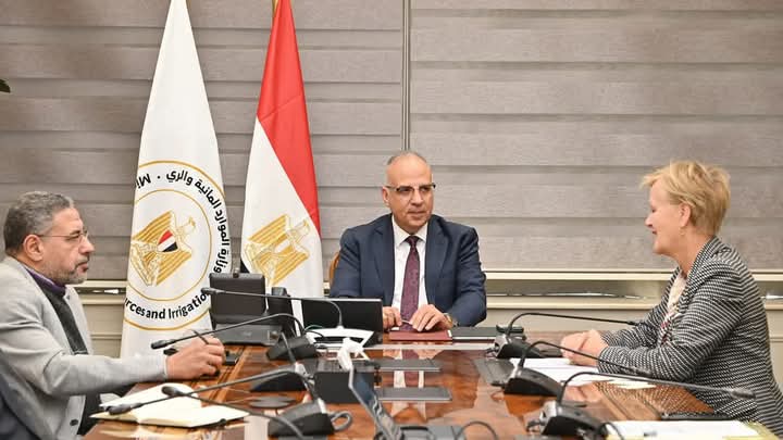 تفاصيل لقاء سويلم مع سفيرة الإتحاد الأوروبى في مصر 