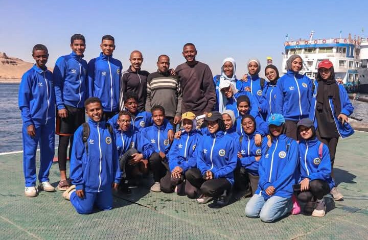 تجديف اسوان يفوز بالمركز الأول ببطولة جنوب الوادي للكانوي والكياك