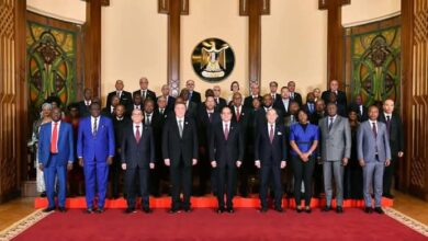 السيسى يستقبل رؤساء المحاكم الدستورية والعليا الأفارقة