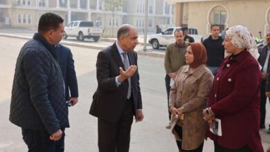 محافظ المنيا يتفقد المشروع القومي لتطوير عواصم المحافظات