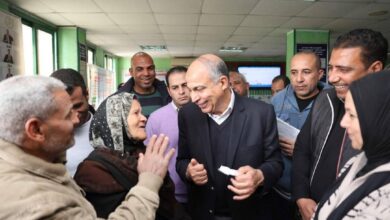 محافظ المنيا يتفقد المركز التكنولوجي بمطاي لمتابعة ملف التصالح 