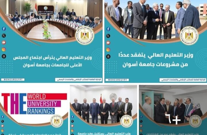 حصاد أسبوعي للتعليم العالي: بالإنفوجراف خلال الفترة من ١٨ يناير حتى ٢٤ يناير ٢٠٢٤