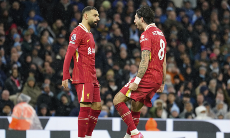 صلاح يقود ليفربول لفوز مستحق على مانشستر سيتي