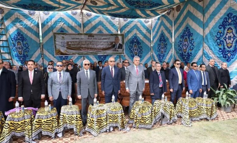 محافظ المنيا ورئيس الجامعة يفتتحان المهرجان الكشفي الإرشادي السابع