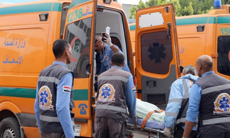 مصرع شخص وإصابة 3 أخرين في حادث انقلاب سيارة ملاكي بالبدرشين 1 مصرع شخص وإصابة 3 أخرين في حادث انقلاب سيارة ملاكي بالبدرشين