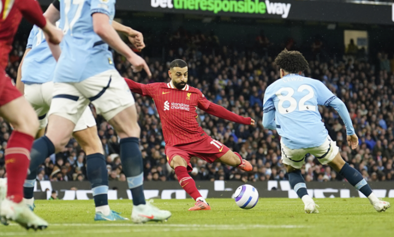 صلاح يساهم في هدفين أمام مانشستر سيتي ويحقق عدة أرقم قياسية 1 صلاح يساهم في هدفين أمام مانشستر سيتي ويحقق عدة أرقم قياسية