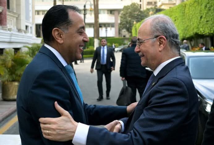 رئيس الوزراء يلتقي نظيره الفلسطيني والوفد المرافق له 1 رئيس الوزراء يلتقي نظيره الفلسطيني والوفد المرافق له