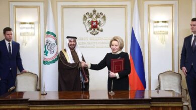 القضية الفلسطينية تحظي بالمحور الأكبر لزيارة البرلمان العربي برئاسة "اليماحي" إلى روسيا الاتحادية