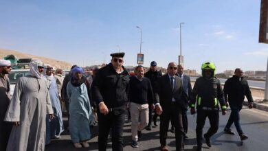 محافظ المنيا يقود حملات مرورية لوقف نزيف الأسفلت والتصدى للعبث بأرواح المواطنين