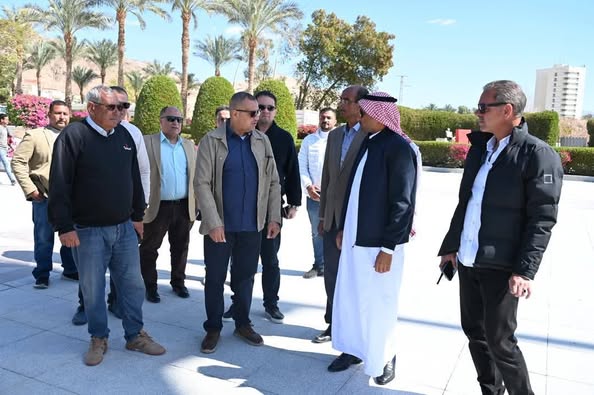 محافظ جنوب سيناء يتفقد اللمسات النهائية لتطوير منطقة ساحة العلم بمدينة طابا 1 محافظ جنوب سيناء يتفقد اللمسات النهائية لتطوير منطقة ساحة العلم بمدينة طابا