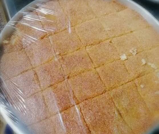 طريقة عمل البسبوسة 1 طريقة عمل البسبوسة