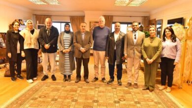 محافظ أسيوط يلتقى وفد الوكالة الألمانية للتعاون الدولي "GIZ" 