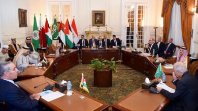 وزاره الخارجيه المصريه تعقد اجتماع مع جميع الدول العربيه من اجل القضاء الفلسطيني