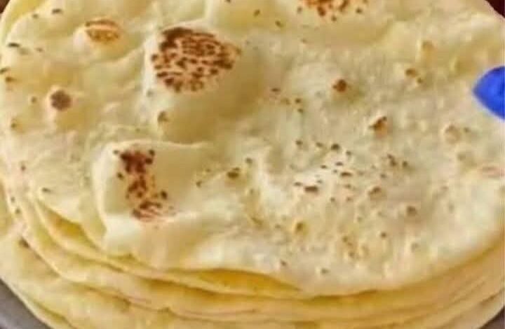 طريقة عمل خبز الصاج فى الخلاط 